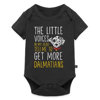 Dog breed Four Paws Animal Pedigree Dog - Baby Premium short-sleeve bodysuit - black - Front