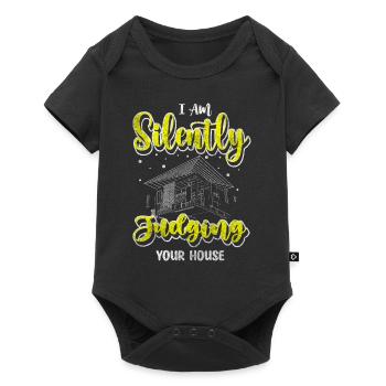 Engineer, Building, Houses, Architect's Office - Baby Premium short-sleeve bodysuit - black - Front