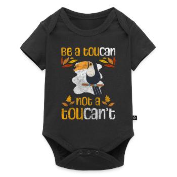 Bird Animal Beak - Baby Premium short-sleeve bodysuit - black - Front