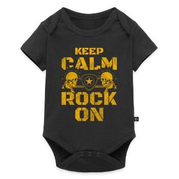 Guitare Rocker Band - Body à manches courtes Premium Bébé - noir - Devant