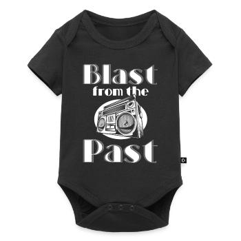 Music Cassette Tape 80s Vintage Car - Baby Premium short-sleeve bodysuit - black - Front