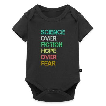 Science-fiction Hope Over Fear - Body à manches courtes Premium Bébé - noir - Devant
