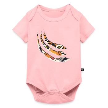Tiger claw tiger pattern claws gift idea - Baby Premium short-sleeve bodysuit - rose - Front