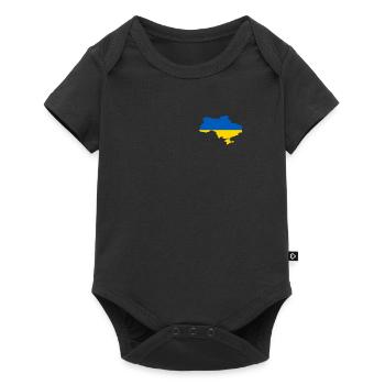 Ukraine Map Ukrajina Ukrainian Ukrainian Fun - Baby Premium short-sleeve bodysuit - black - Front