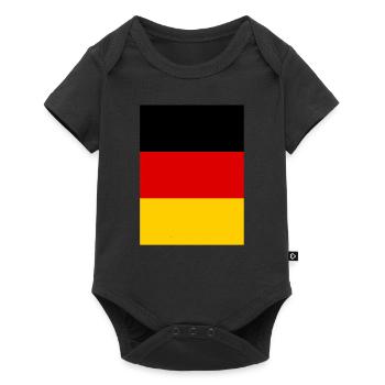 Germany Flag Germany German Flag German - Baby Premium short-sleeve bodysuit - black - Front
