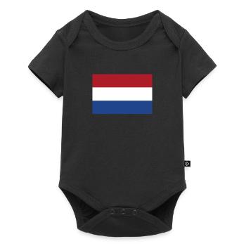 Netherlands Flag Netherlands Holland Dutch - Baby Premium short-sleeve bodysuit - black - Front
