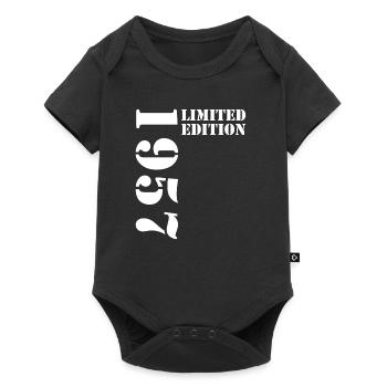 1957 édition limitée anniversaire cadeau femme mari - Body à manches courtes Premium Bébé - noir - Devant