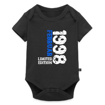 1998 February Limited Edition Birthday Man Woman - Baby Premium short-sleeve bodysuit - black - Front