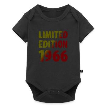 1966 Limited Edition Birthday Gift Wife Husband - Baby Premium short-sleeve bodysuit - black - Front