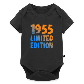 1955 Limited Edition Birthday Gift Wife Husband - Baby Premium short-sleeve bodysuit - black - Front