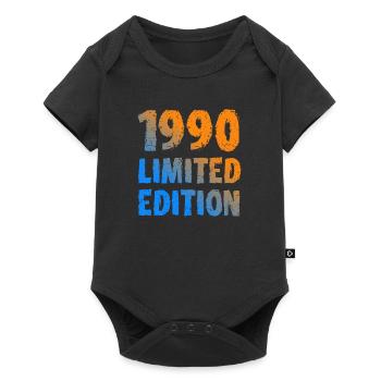 1990's Limited Edition Birthday Gift Wife Husband - Baby Premium short-sleeve bodysuit - black - Front