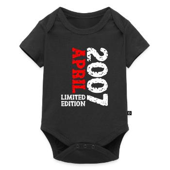 2007 Avril Édition Limitée Cadeau D’anniversaire - Body à manches courtes Premium Bébé - noir - Devant