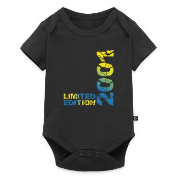 2001 Limited Edition Birthday Gift Wife Husband - Baby Premium short-sleeve bodysuit - black - Front