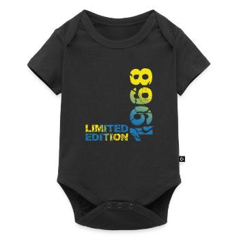 1968 Limited Edition Birthday Gift Wife Husband - Baby Premium short-sleeve bodysuit - black - Front
