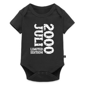 2000 Juillet Édition Limitée Cadeau d’Anniversaire - Body à manches courtes Premium Bébé - noir - Devant