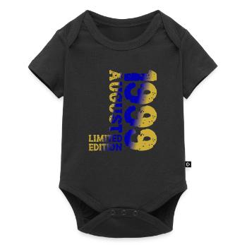 1999 Août Édition Limitée 24e Tenue d’anniversaire - Body à manches courtes Premium Bébé - noir - Devant