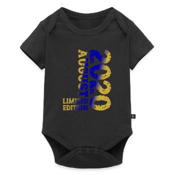 2020 août édition limitée 3e anniversaire tenue - Body à manches courtes Premium Bébé - noir - Devant