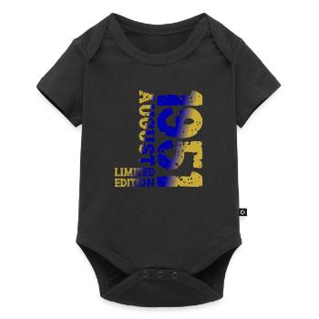 1951 August Limited Edition 72nd Birthday Outfit - Baby Premium short-sleeve bodysuit - black - Front