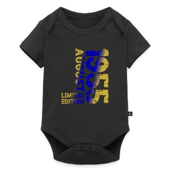1955 Août Édition Limitée 68e Tenue d’anniversaire - Body à manches courtes Premium Bébé - noir - Devant