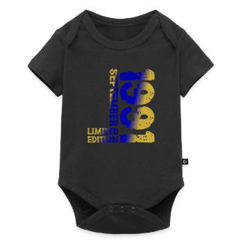 1991 September Limited Edition 32nd Birthday Decoration - Baby Premium short-sleeve bodysuit - black - Front