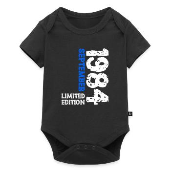 1984 Septembre Edition Limitée 39th Birthday Deco - Body à manches courtes Premium Bébé - noir - Devant
