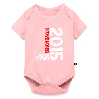 2015 November Limited Edition 8th Birthday Decoration - Baby Premium short-sleeve bodysuit - rose - Front