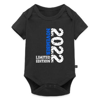 2022 November Limited Edition 1st Birthday Decoration - Baby Premium short-sleeve bodysuit - black - Front