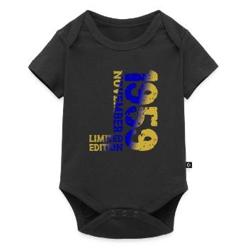 1959 November Limited Edition 64th Birthday Decoration - Baby Premium short-sleeve bodysuit - black - Front