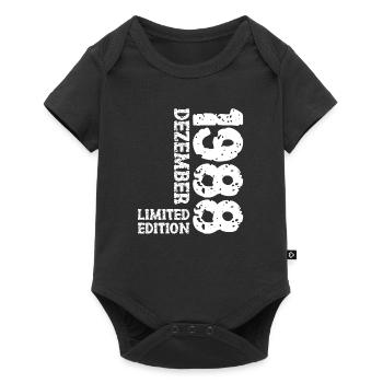 1988 décembre édition limitée 35e anniversaire décoration - Body à manches courtes Premium Bébé - noir - Devant