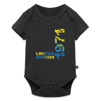 1971 édition limitée anniversaire cadeau femme mari - Body à manches courtes Premium Bébé - noir - Devant