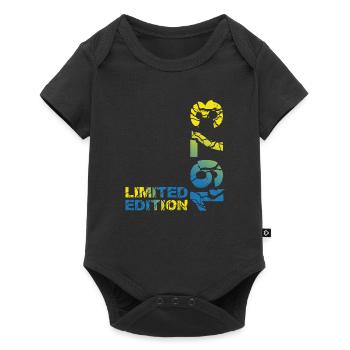 1973 édition limitée anniversaire cadeau femme mari - Body à manches courtes Premium Bébé - noir - Devant