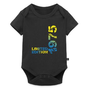 1975 édition limitée anniversaire cadeau femme mari - Body à manches courtes Premium Bébé - noir - Devant