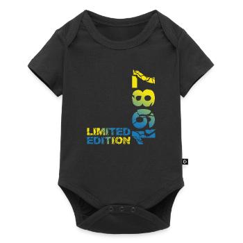 1987 édition limitée anniversaire cadeau femme mari - Body à manches courtes Premium Bébé - noir - Devant