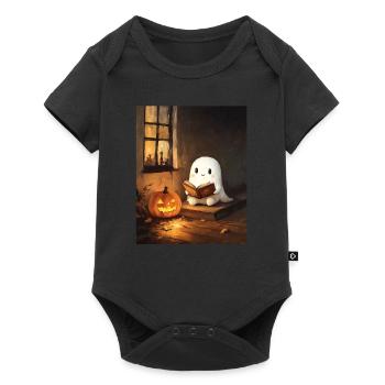 Halloween Geschenk Frauen Geist Männer Kinder Deko - Body à manches courtes Premium Bébé - noir - Devant
