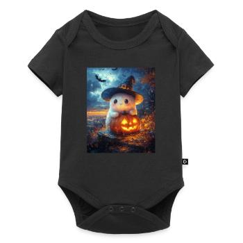 Halloween Geschenk Frauen Geist Männer Kinder Deko - Body à manches courtes Premium Bébé - noir - Devant