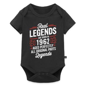 62nd Anniversary September 1962 - Baby Premium short-sleeve bodysuit - black - Front