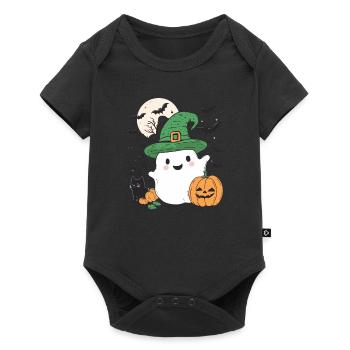 Halloween Geschenk Frauen Geist Männer Kinder Deko - Body à manches courtes Premium Bébé - noir - Devant