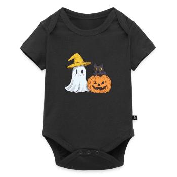 Halloween Geschenk Frauen Geist Männer Kinder Deko - Body à manches courtes Premium Bébé - noir - Devant