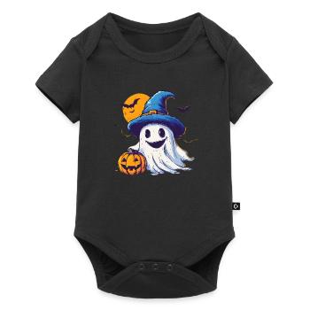 Halloween Geschenk Frauen Geist Männer Kinder Deko - Body à manches courtes Premium Bébé - noir - Devant