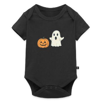 Halloween Geschenk Frauen Geist Männer Kinder Deko - Body à manches courtes Premium Bébé - noir - Devant