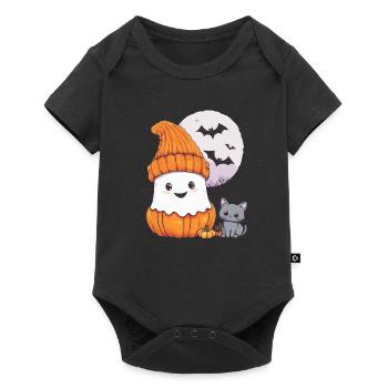 Halloween Geschenk Frauen Geist Männer Kinder Deko - Body à manches courtes Premium Bébé - noir - Devant