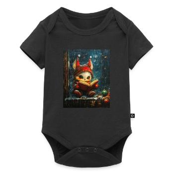 Christmas Elf Women Men Children Christmas - Baby Premium short-sleeve bodysuit - black - Front