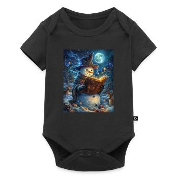 Snowman Christmas Decoration Women Men Children - Baby Premium short-sleeve bodysuit - black - Front
