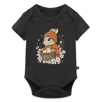Easter Bunny Gift Easter Women Men Children - Baby Premium short-sleeve bodysuit - black - Front