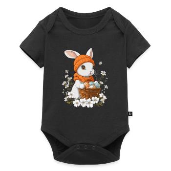 Easter Bunny Gift Easter Women Men Children - Baby Premium short-sleeve bodysuit - black - Front