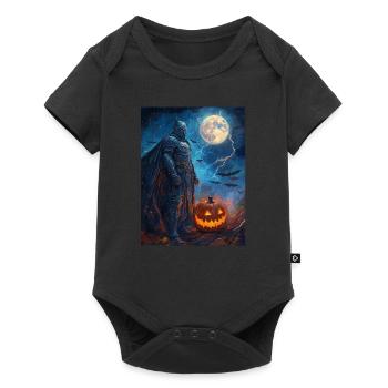 Halloween Geschenk Frauen Ritter Männer Kinder - Baby Premium Kurzarmbody - Schwarz - Vorne