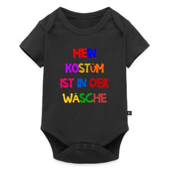 Carnival Costume Women's Gift Carnival Carnival - Baby Premium short-sleeve bodysuit - black - Front