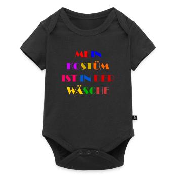 Carnival Costume Women's Gift Carnival Carnival - Baby Premium short-sleeve bodysuit - black - Front