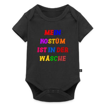 Carnival Costume Women's Gift Carnival Carnival - Baby Premium short-sleeve bodysuit - black - Front