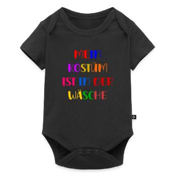 Carnival Costume Women's Gift Carnival Carnival - Baby Premium short-sleeve bodysuit - black - Front